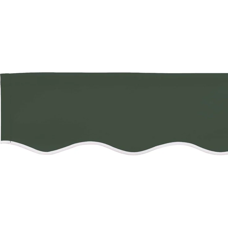 vidaXL Markisenersatzstoff Dunkelgrün 4 × 3,5 m Polyester 964737 – Bild 5