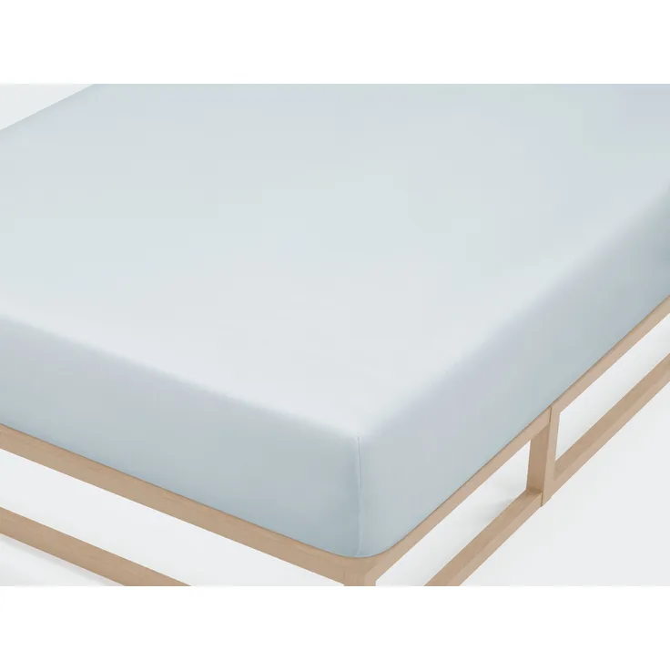 biberna Jersey-Elastic-Spannbetttuch 0077866, ciel, 1x 140x200 cm - 160x220 cm