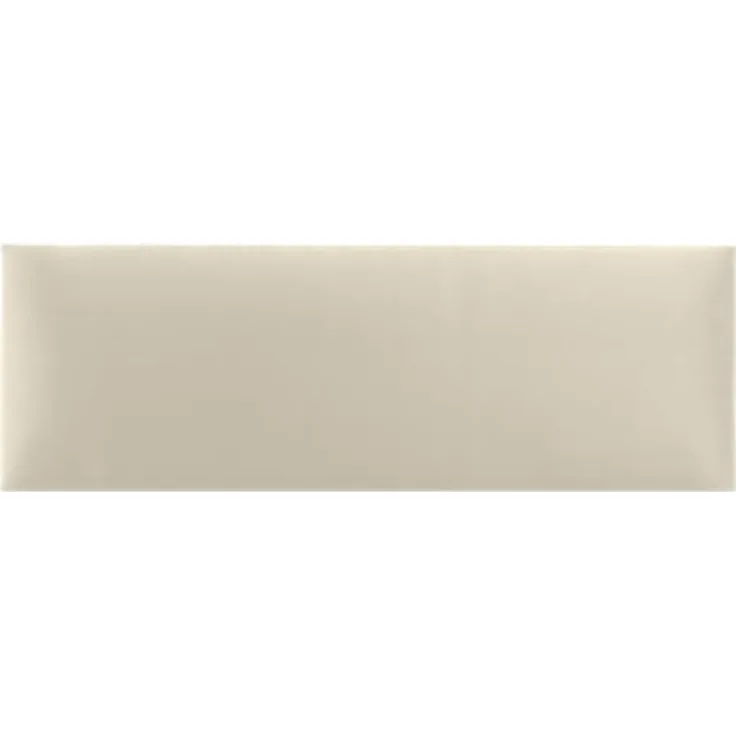 DecoNest Wandkissen, Wandpolsterung, Wanddekoration, Bettkopfteil, 3D-gepolstertes Wandpaneel 90 x 30 cm Cremig