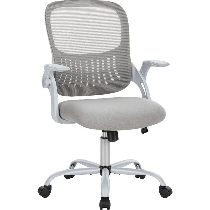 DUMOS Bürostuhl Ergonomisch Schreibtischstuhl Verstellbaren Drehstuhl Office Chair, Verstellbare Armlehnen