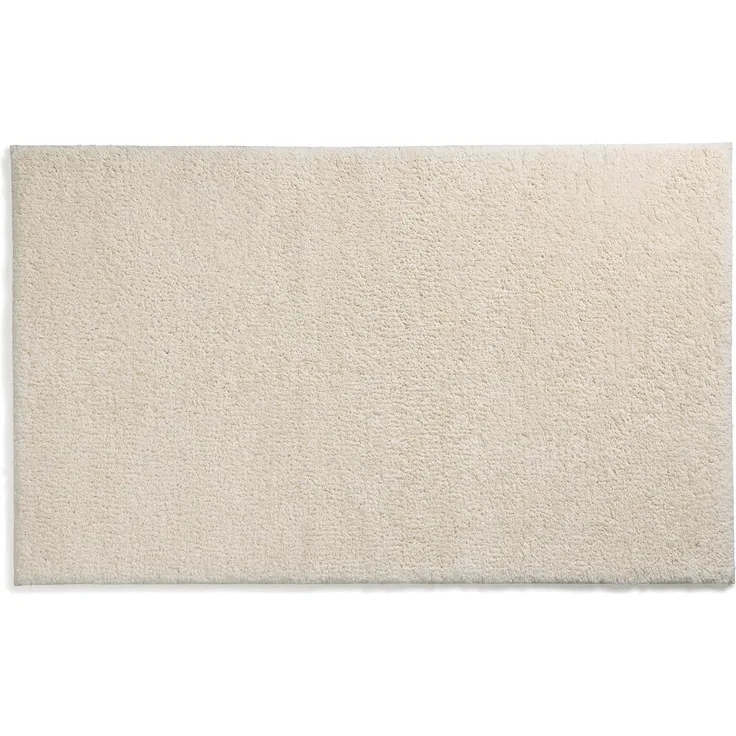 kela Badematte rutschfest 70 x 120 x 1,5 cm Maja, Badezimmerteppich beige, waschbar, recyceltes Polyester, Flauschiger Badvorleger