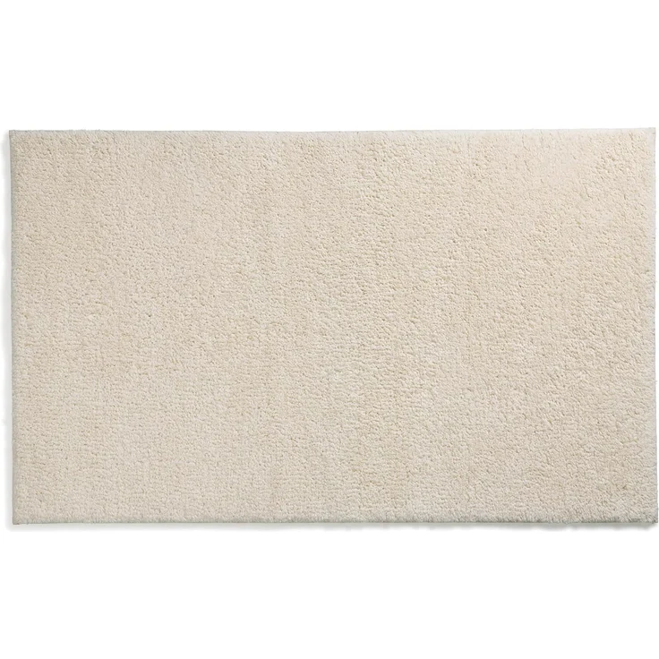 kela Badematte rutschfest 70 x 120 x 1,5 cm Maja, Badezimmerteppich beige, waschbar, recyceltes Polyester, Flauschiger Badvorleger
