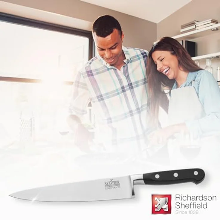 Richardson Sheffield V SABATIER Kochmesser 8" – Bild 6