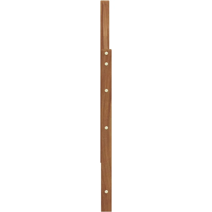 vidaXL Armlehnen 2 stk. Braun 79 x 4 x 73 cm Massivholz Akazie 900592 – Bild 6