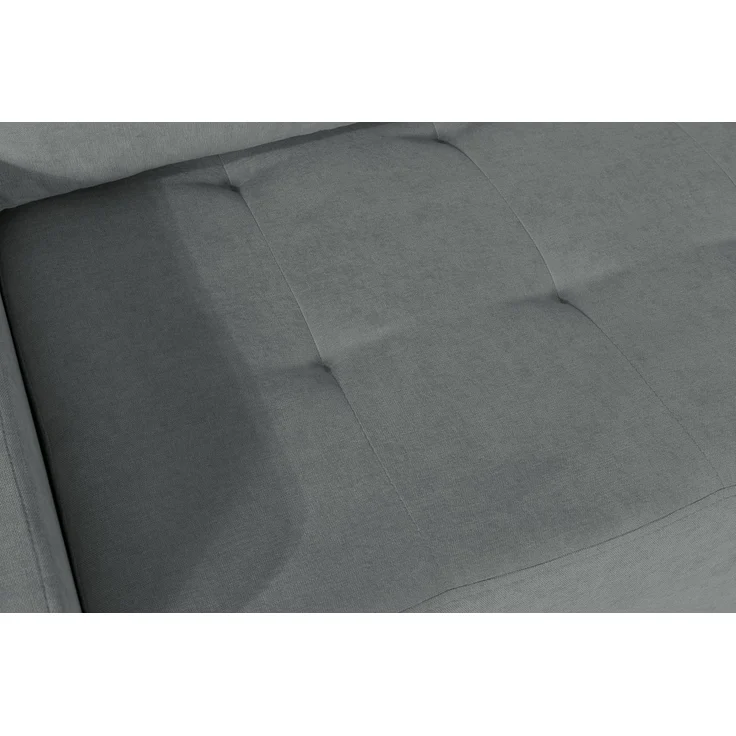 Selsey 'Larelle' Ecksofa mit Schlaffunktion & Bettkasten, Chenille, Ottomane rechts, Aschgrau – Bild 7