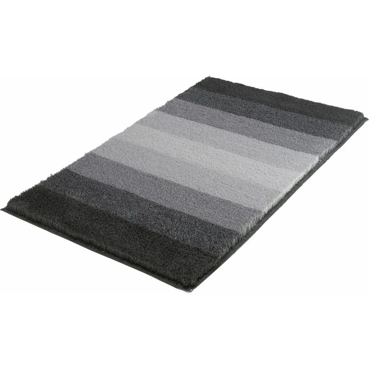 MEUSCH Badematte Palace, Badvorleger, Badezimmer Teppich, Höhe 23 mm, rutschhemmend beschichtet, fußbodenheizungsgeeignet, Kunstfaser, Badteppich, gestreift, mit Farbverlauf, waschbar