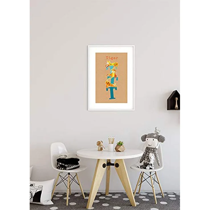 Komar ABC Animal T, Wandbild Poster für Kinderzimmer, 50 x 70 cm, hochwertiger Kunstdruck auf fotopapier, ohne Rahmen, MADE IN GERMANY – Bild 5