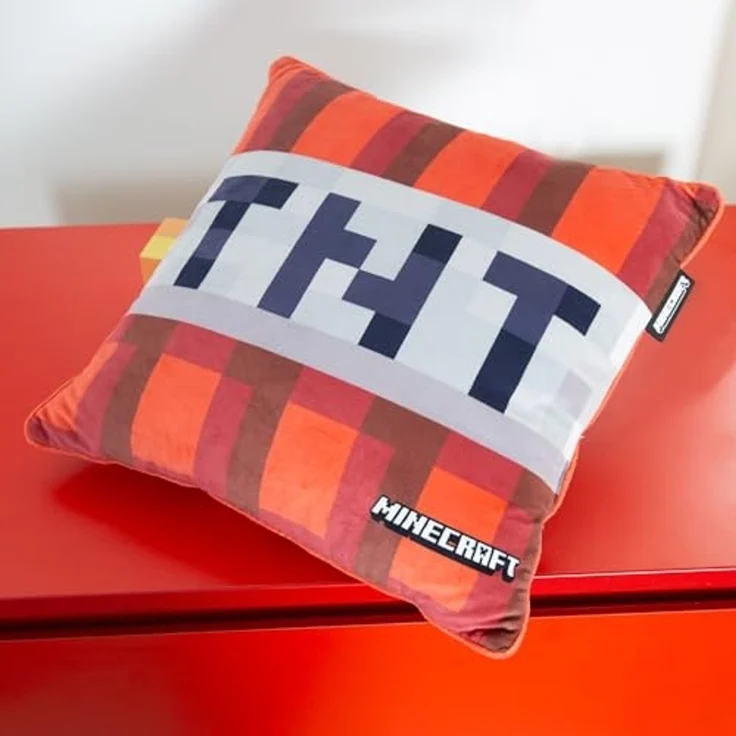 MINECRAFT - dekorative, kuschelweiche Dekokissen, Lesekissen, Zierkissen, buntes Design in verschiedenen Charaktere – Bild 3