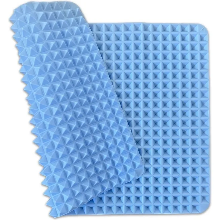 mixed24 Backmatte 2x Backunterlage Pyramiden Backform Noppen, für Hundekekse Hundeleckerlis