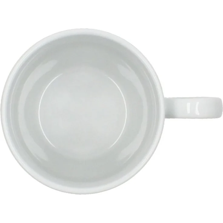MamboCat Becher 6er Set Variant Grau Kaffeebecher 350ml bunte Porzellan-Tassen, Porzellan – Bild 3