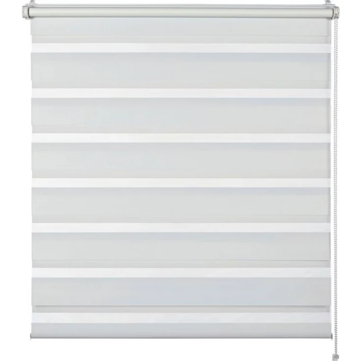 Doppelrollo Tilda, SCHÖNER WOHNEN-Kollektion, transparent, mit Bohren/ohne Bohren, freihängend, Klemmfix, geklemmt, silberne oder weiße Rollo-Technik – Bild 4