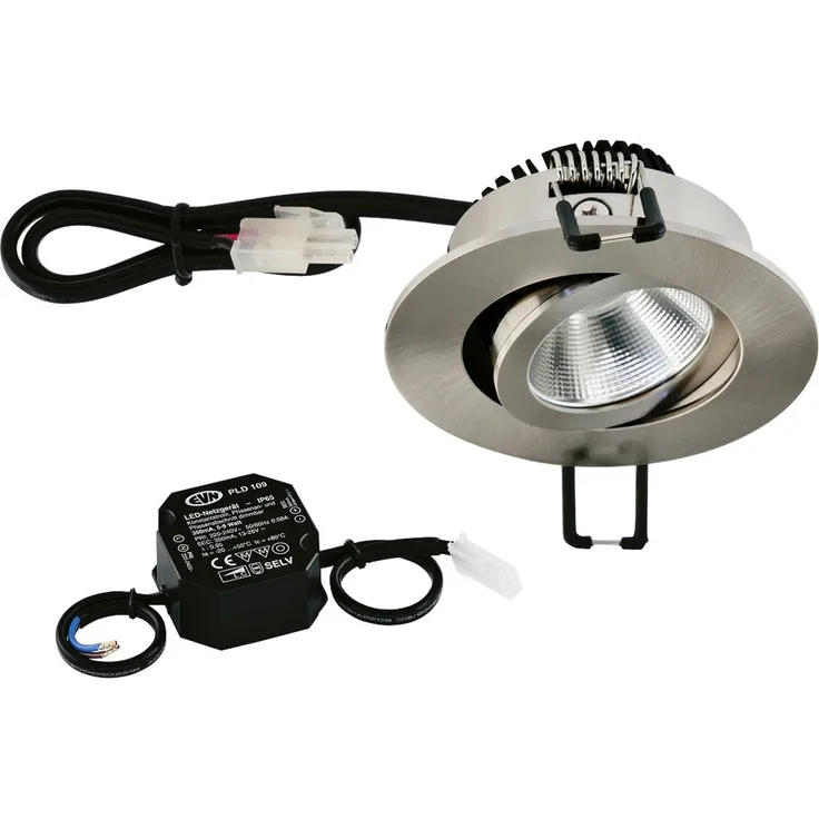 EVN Lichttechnik P-LED Deckeneinbauleuchte 3000K 230V rund eds PC20N6