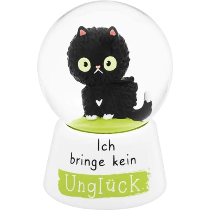 Traumkugel Glitzerkugel Schneekugel Geschenk Sheepworld KATZE 74844 – Bild 2