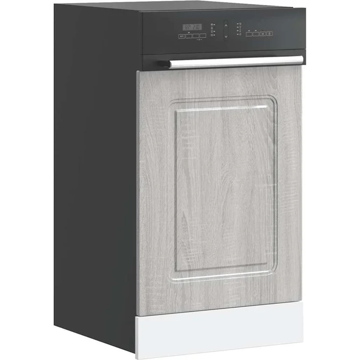 vidaXL Geschirrspülerblende Kalmar Grau Sonoma 45x1,5x57 cm 853653 – Bild 1