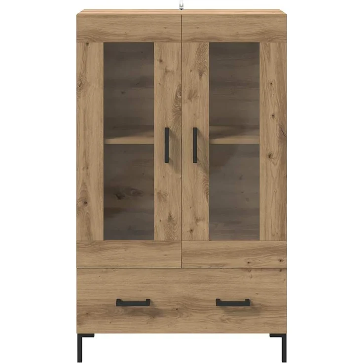 vidaXL Highboard Artisan-Eiche 69,5 x 31 x 115 cm Holzwerkstoff 882524 – Bild 5