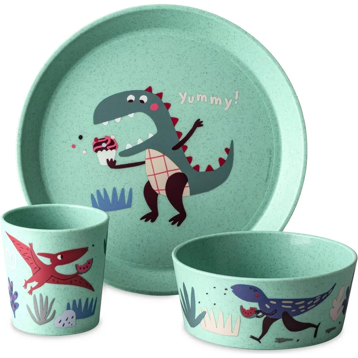 KOZIOL Kindergeschirr Rex 3-teilig