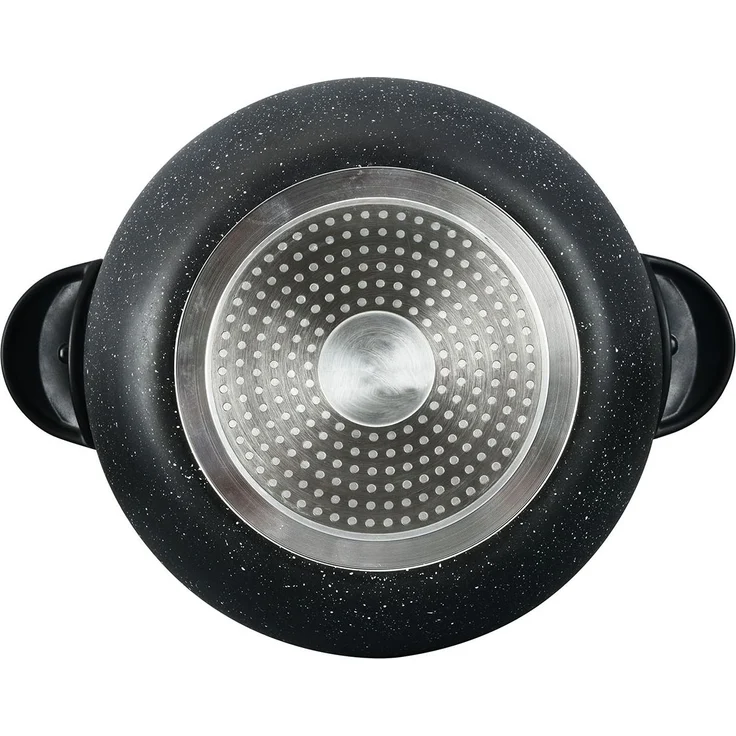 3 tlg Kuskus Topf 8L Dampfgarer COUSCOUS Ø24cm Dampfkocher Gemüse Steamer Induktion Mantykocher – Bild 7
