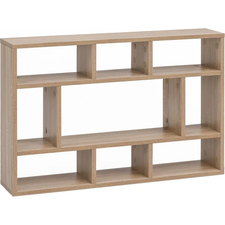 Wohnling Wandregal, Hängeregal, Sonoma, 75 x 51 x 16 cm