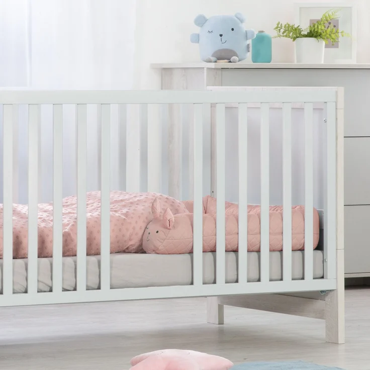 roba Bettschlange 'roba Style' - 170 cm lang Ø 12 cm - Baby-Bettumrandung mit Hasengesicht Lily - Rosa – Bild 5