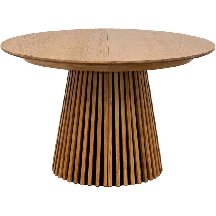 ebuy24 Esstisch Tokyo Esstisch inkl. 2 Zusatzplatten Ø120x120-160- – Bild 1