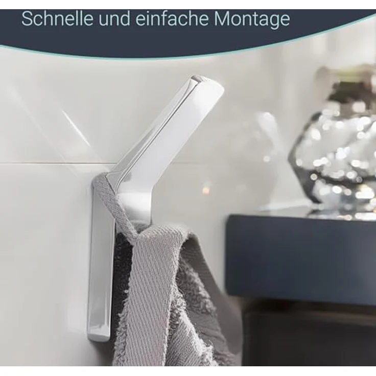 BadeDu SIRIUS Handtuchhaken Chrom – Bild 5