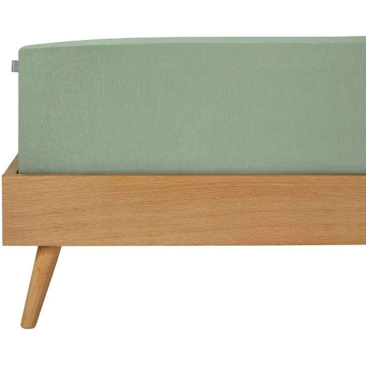 Schiesser Spannbettlaken Elli - 97/3 - 150 x 200 cm - Hellgrün – Bild 4