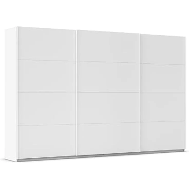 Rauch Möbel Kulmbach, Kleiderschrank mit Schwebetüren für Schlafzimmer, Kinderzimmer, Garderobe, Flur, 3-türig, mit Soft-Close-Funktion, Zubehör Premium, Farbe Weiß, Breite 360 cm – Bild 1