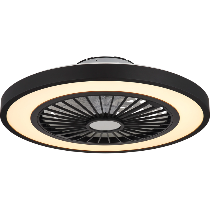 2BLIZZAK Deckenventilator, ø5450HZ, 6 Geschwindigkeitsstufen, 20W, 230V, schwarz, Backlight – Bild 2