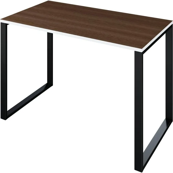 Computertisch Fulda II, 110 x 60 x 74 cm - Weiß und Weißeiche Levira