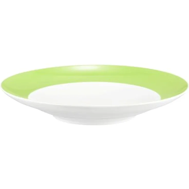 Seltmann Weiden Liberty Pure Colors Suppenteller, rund, 23,5 cm, grün, spülmaschinenfest, mikrowellenfest, ofenfest