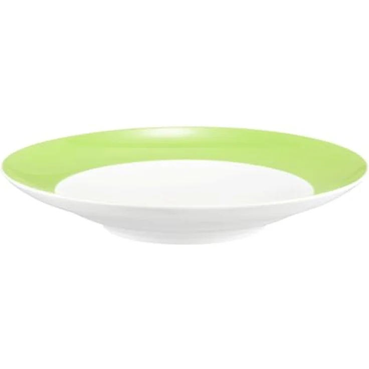 Seltmann Weiden Liberty Pure Colors Suppenteller, rund, 23,5 cm, grün, spülmaschinenfest, mikrowellenfest, ofenfest – Bild 1