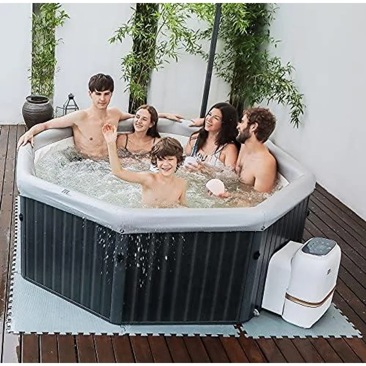 MSpa Whirlpool NEU 2024 TUSCANY Frame Outdoor Indoor Pool XXL 6 Personen F-TU062W – Bild 3