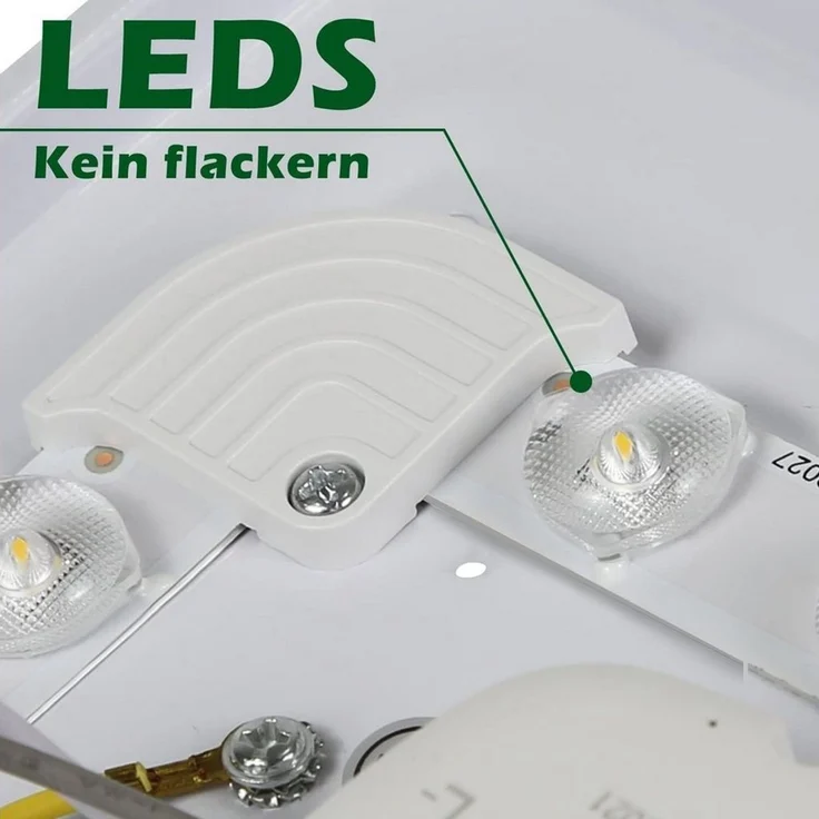 Nettlife LED Deckenleuchte Sternenhimmel Kinderzimmer 15W 21cm 3000K/4000K Weiß Deckenlampe, LED fest integriert, Kinderzimmer Deckenleuchte – Bild 3