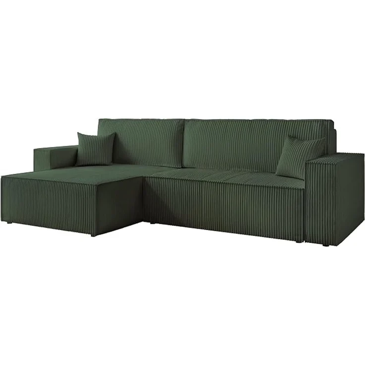 XL-Ecksofa für das Wohnzimmer mit Schlaffunktion und Stauraum – Bild 1