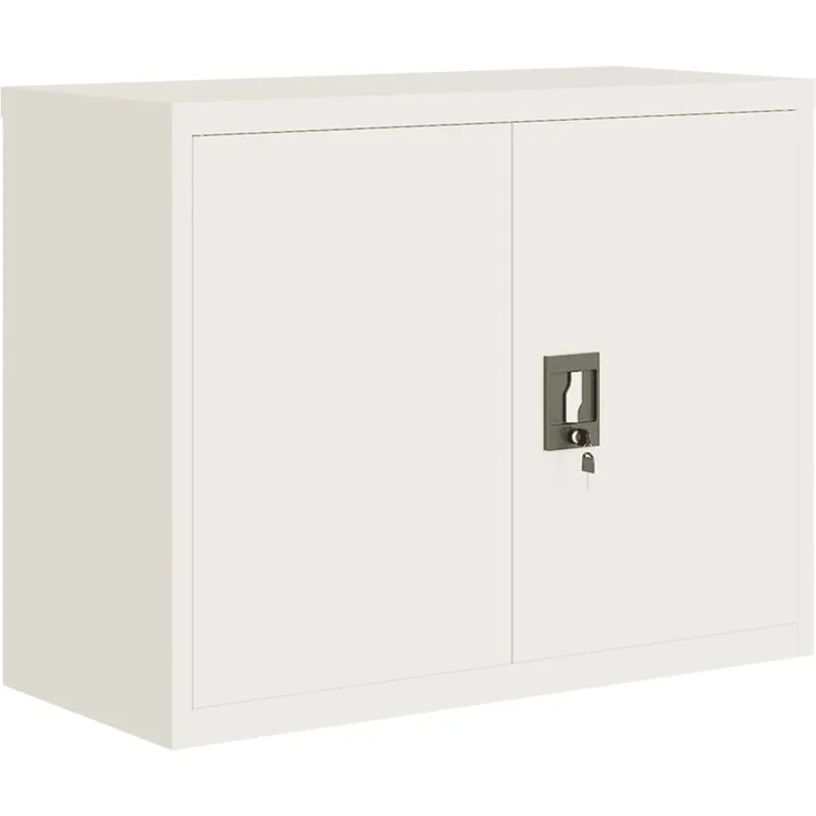 vidaXL Aktenschrank Weiß 90x40x70 cm Stahl 339720