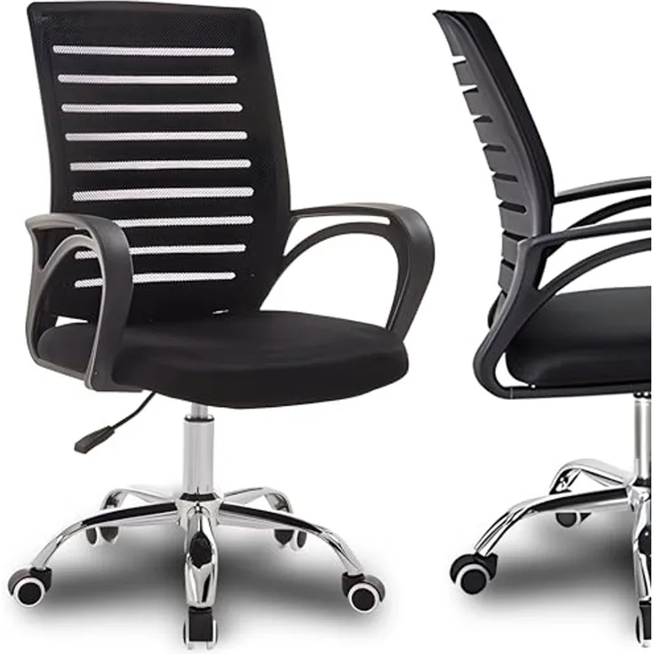 Retoo Bürostuhl Schreibtischstuhl Bürostuhl Ergonomisch Chefsessel Drehstuhl 150kg (Packung)