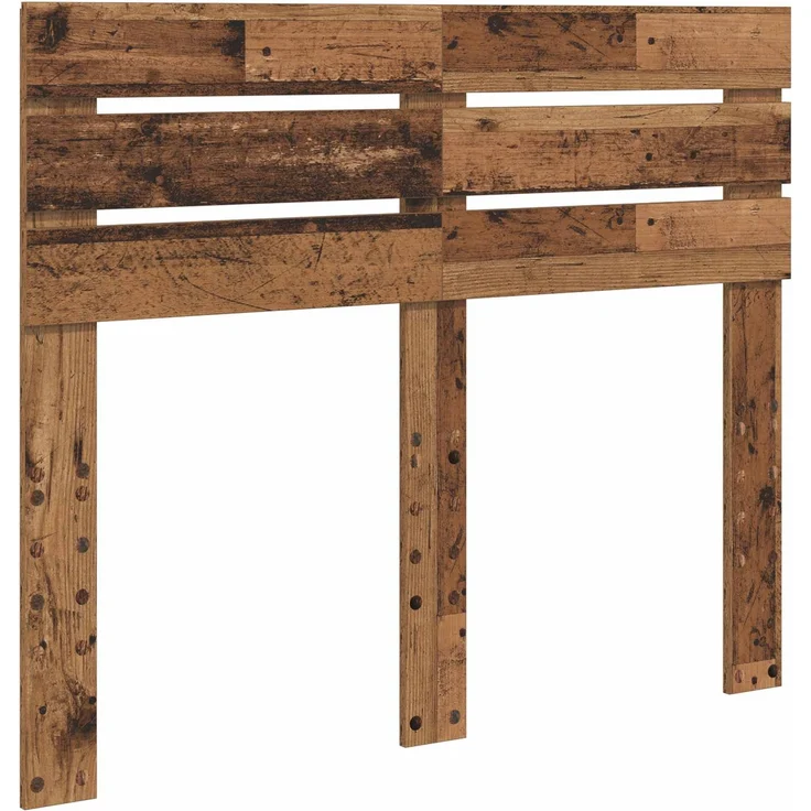 vidaXL Bettrahmen Altholz 120 x 190 cm Massives Kiefernholz 3411445 – Bild 5