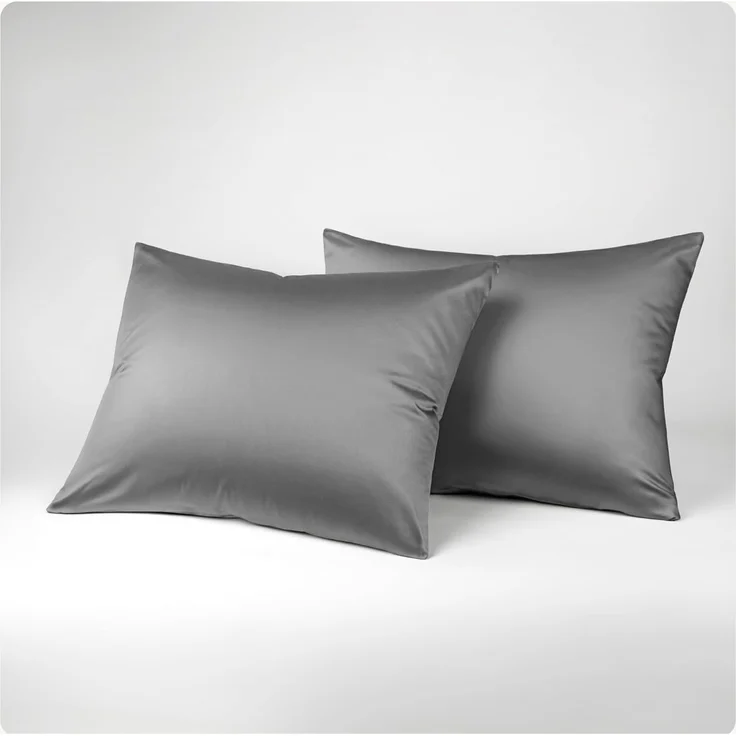 Seralino Kissenbezüge Set aus 100% Lyocell (Tencel) in Gr. 40x80, 80x80, 40x60cm, (2 Stück), besonders weich, schnelltrocknend, atmungsaktiv, aus Eukalyptusfasern