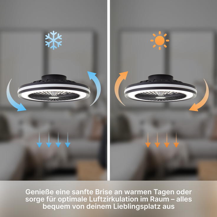 Brilliant AG Leuchten G99280-06 Palmero LED Deckenleuchte mit Ventilator RGBW – Bild 6