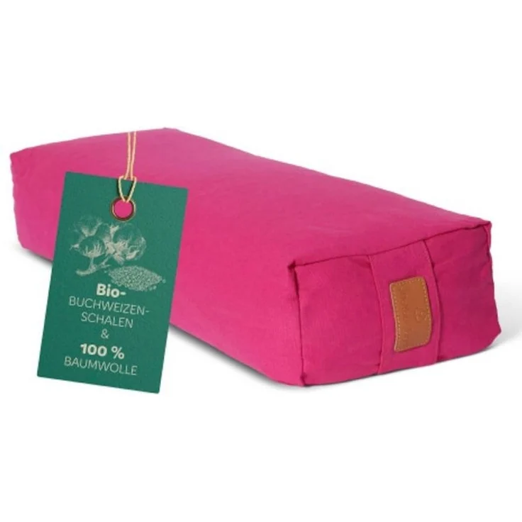 #DoYourYoga Yogakissen Yoga Bolster Paravati, gefüllt mit Bio-Buchweizenschalen,Yogakissen 67x22x13cm – Bild 4