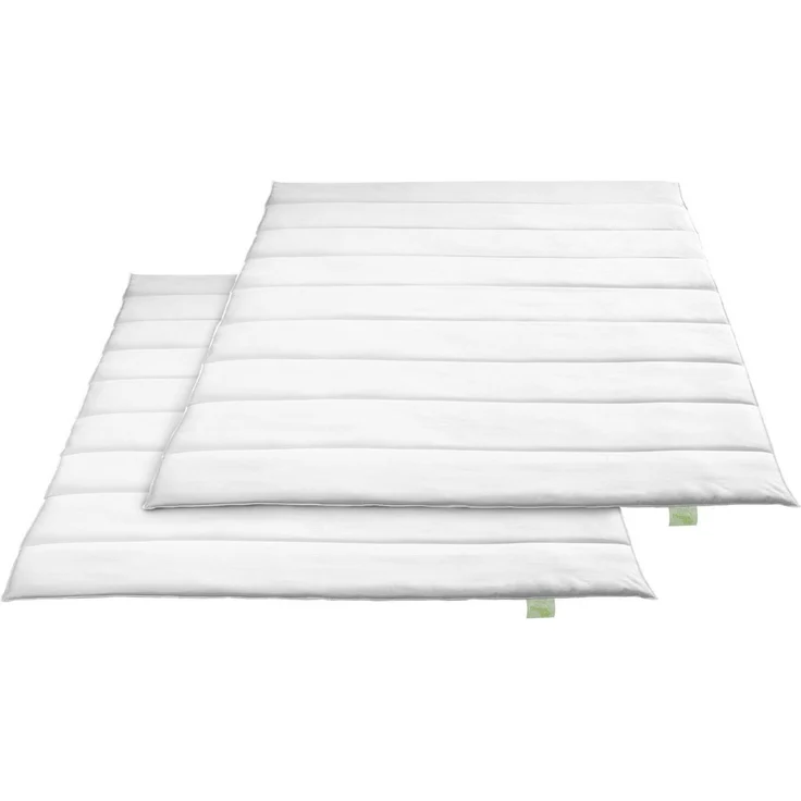 Dreamstar Microfaserbettdecke, Bettdecken 2er-Set - 4-Jahreszeiten, Ganzjahres, Winter & Sommer, Füllung: Faserfüllung, Bezug: angenehm weiche Microfaser, allergikerfreundlich, atmungsaktiv, temperaturausgleichend, 135x200 cm – Bild 1