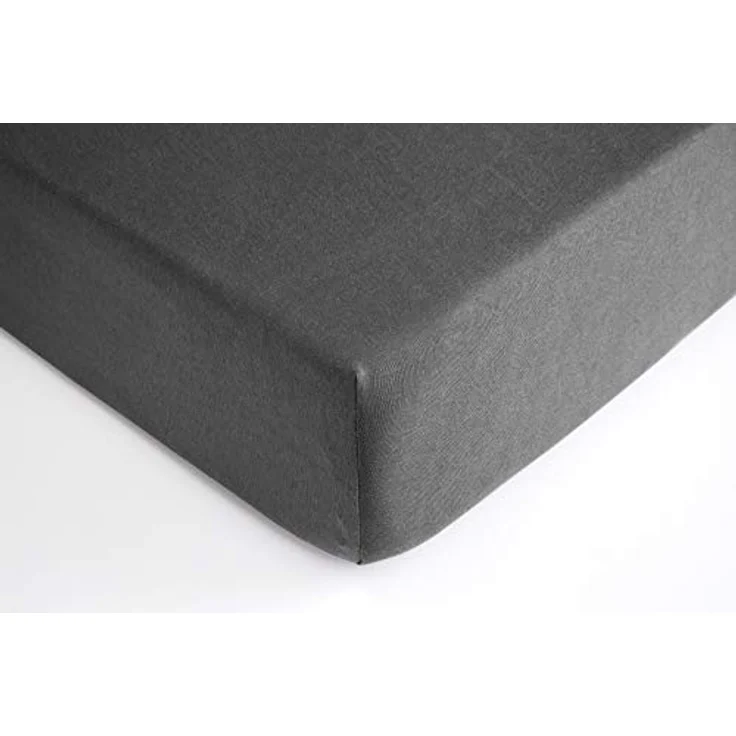 Hometex Premium Textiles Spannbettlaken für Topper bis 10cm Steghöhe, Jersey, Gummizug: Rundumgummizug, ideal für Boxspringbett Topper, 100% reine Baumwolle – Bild 5