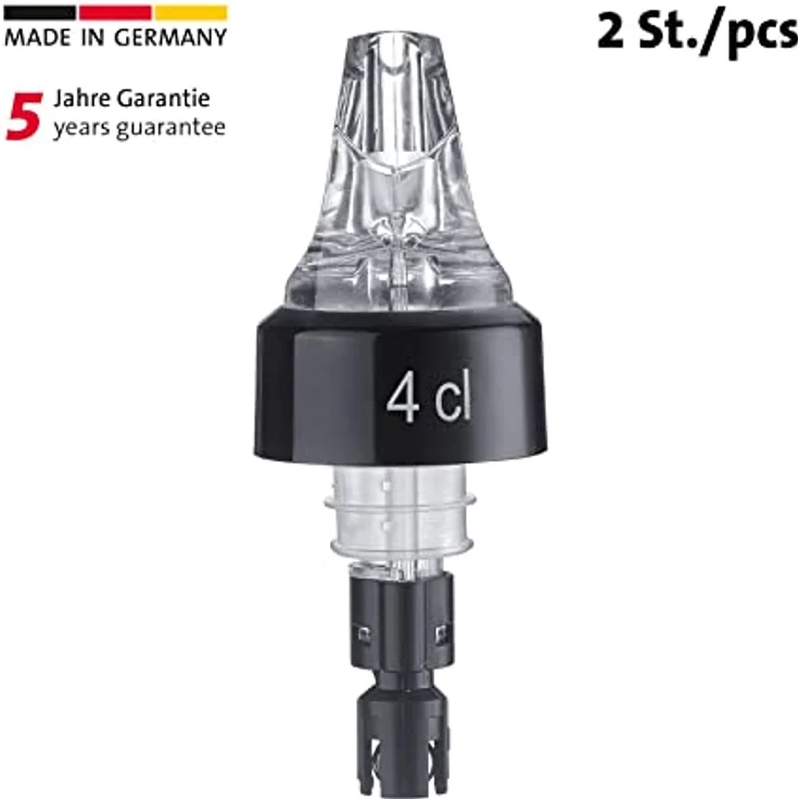WESTMARK Flaschenausgießer »Auto-Pour« 4 cl, glasklar, 2 Stk. Dosierausgießer – Bild 3