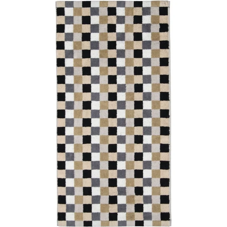 Cawö Handtücher Cawö Handtuch Lifestyle Cube 7047, 37 Kiesel, Baumwolle (1-St) – Bild 5