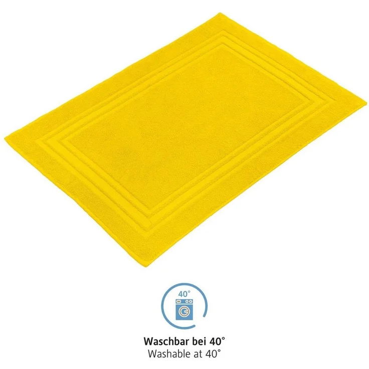 Komfortec Badematte Badvorleger aus 100% Baumwolle, Waschbar Duschmatte, Frottee, Rechteckig, 600 g/m², 2er Set, Saugfähig & Schnelltrocknend – Bild 4