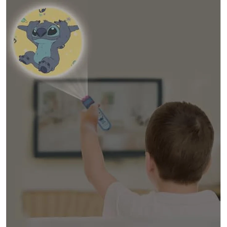 Stitch Disney Stories Projektor und Taschenlampe, ideal für Gute-Nacht-Geschichten, mit Bildern aus dem Stitch-Universum – Bild 7
