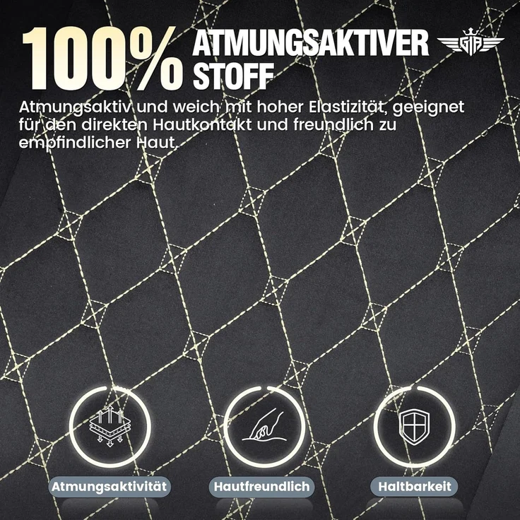 GTPLAYER Gaming Stuhl Stoff Gaming Chair Ergonomisch Bürostuh PC Stuhl, 150kg Belastbarkeit, Verstellbarer und Drehbarer Schreibtischstuh mit Federsitzkissen und Fußstütze, Schwarz – Bild 7