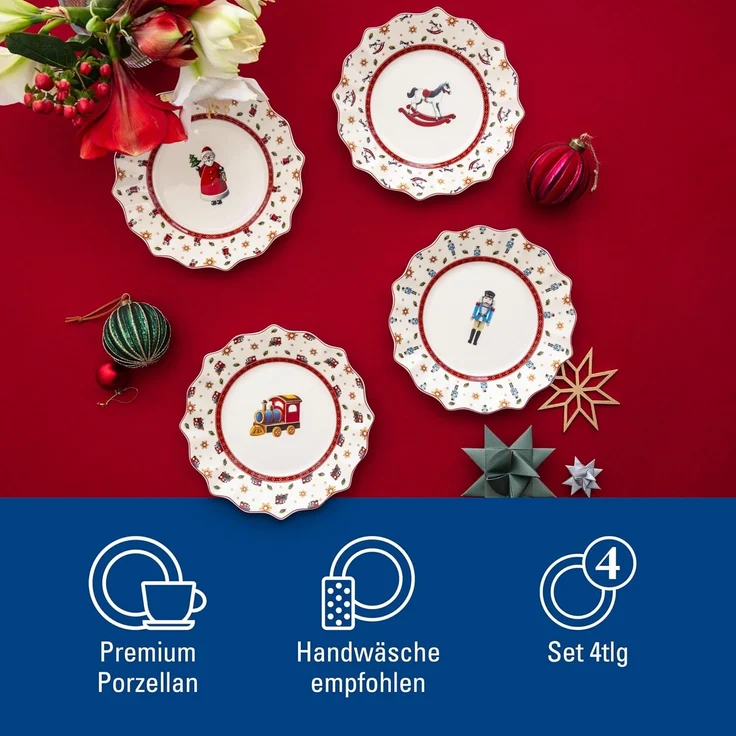 Villeroy & Boch Toy's Delight Jubiläums-Teller Set 4-teilig – Bild 2