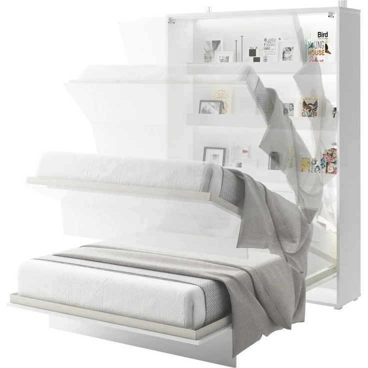 Compleo Schrankbett Vertical Wandklappbett Lenart Bed Concept, Ideal für kleine Räume – Bild 3