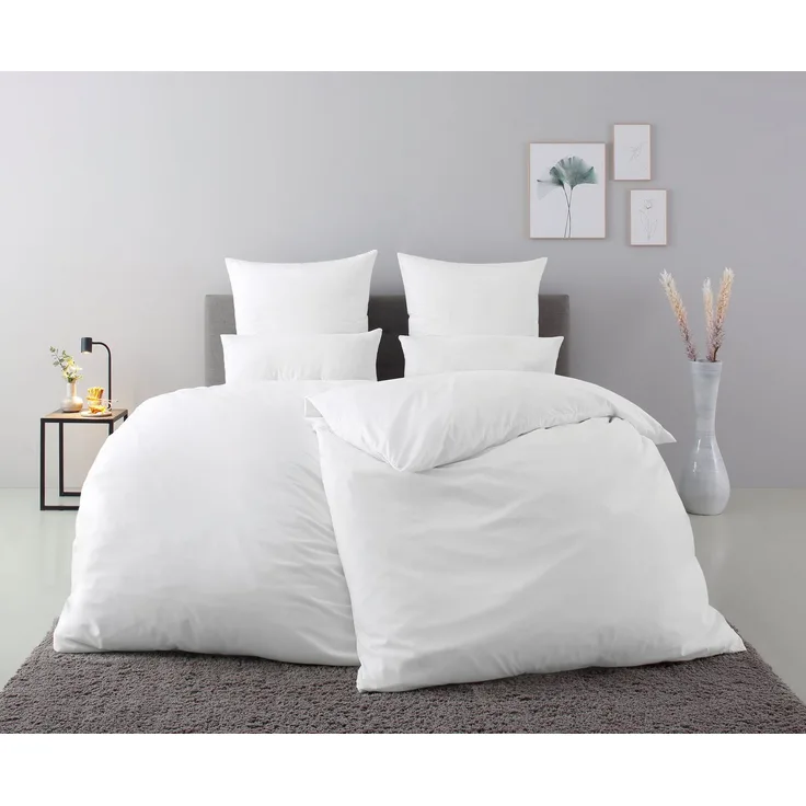 OTTO home Bettwäsche Desner, Microfaser, 2 teilig, Premium Qualität, 100 % Polyester, sehr weich, uni, ab 135x200 cm